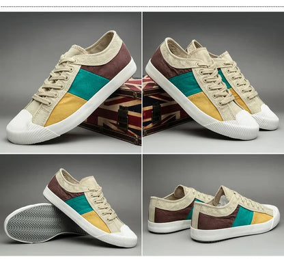 Novas Artisan Canvas Sneakers™: Elegante comfort