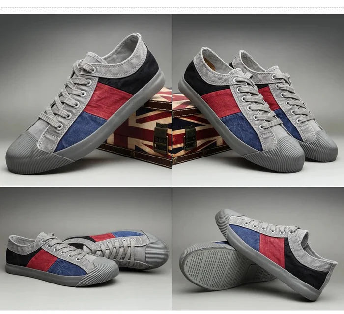 Novas Artisan Canvas Sneakers™: Elegante comfort